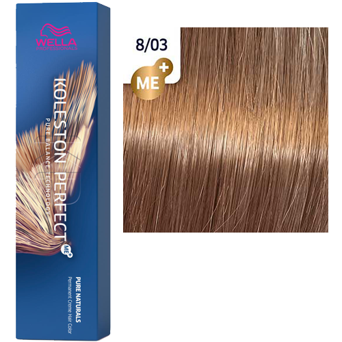 Краска стойкая Koleston Perfect 8/03 Янтарь, Wella Professionals