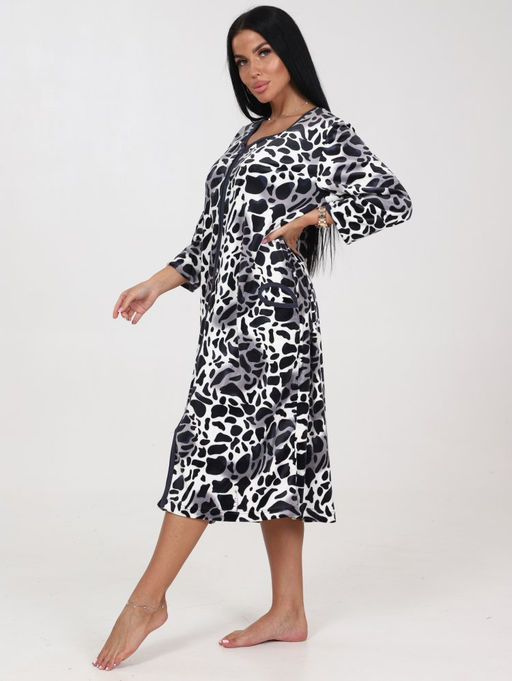 Женя Халат женский (Барс/серый) - А-дина фото 4