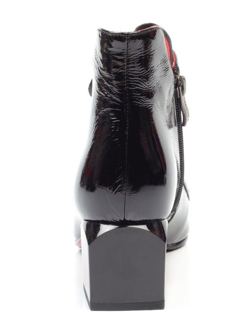 01-CP78-1 BLACK Ботильоны женские (натуральная кожа, байка) - Фабричный китай фото 12