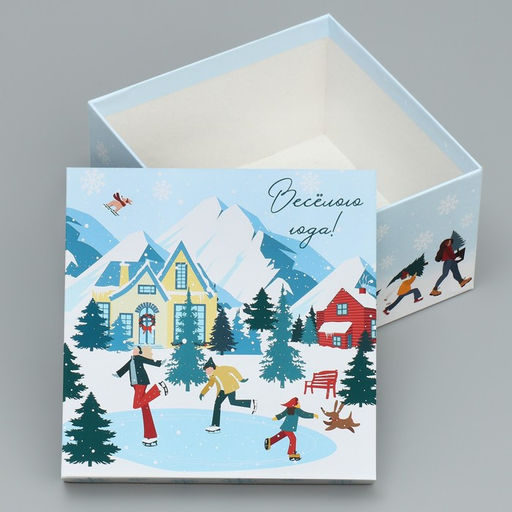 Набор подарочных коробк 6 в 1 С Новым годом, 10 10 6 20 20 11 см - Дарите счастье фото 29