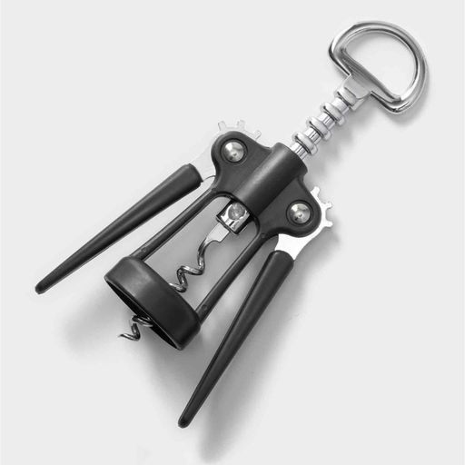 Штопор для вина Профи, 17,5 см, цвет чёрный