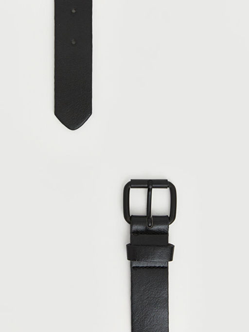 Deri G?r?n?ml? Erkek ?ocuk Kemer