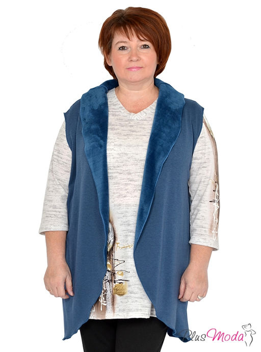 Жилет Модель №522 размеры 44-84 - Plusmoda фото 7