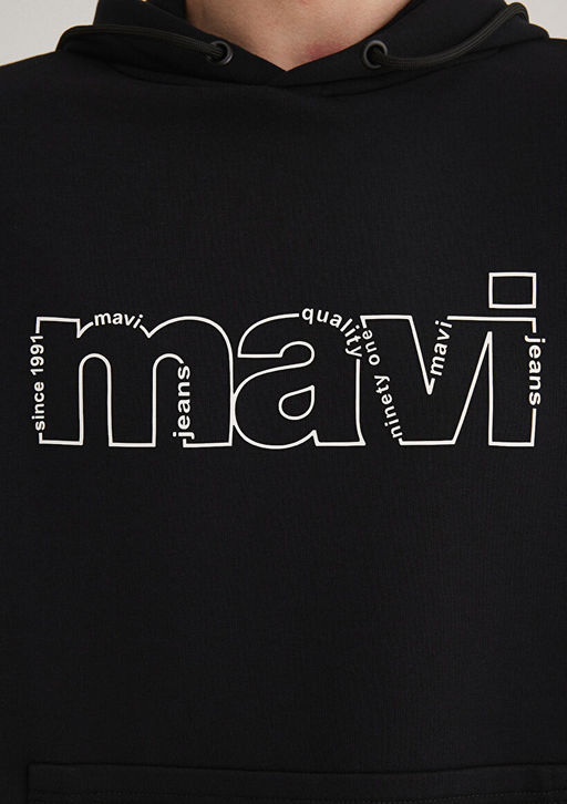 Mavi Logo Bask?l? Siyah Sweatshirt  фото 7