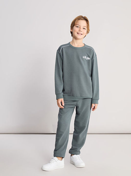 Bisiklet Yaka Erkek ?ocuk E?ofman Tak?m?