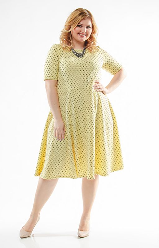 Стильное платье из фактурного трикотажа с мелким рисунком. - Ckc collections фото 3