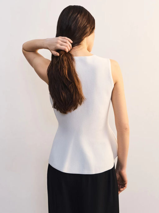 Приталенный жилет с баской ZR2605023308-2 / Zarina