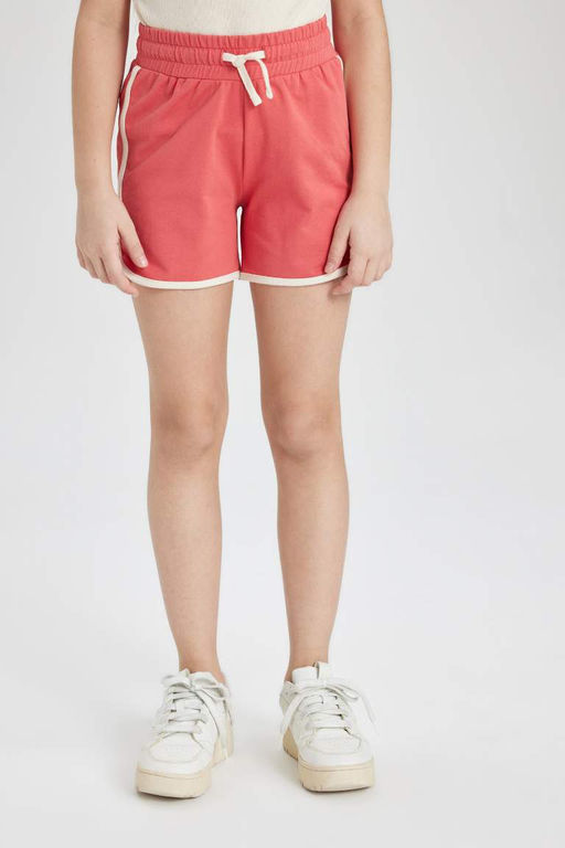 Базовые шорты для девочек - Defacto фото 4