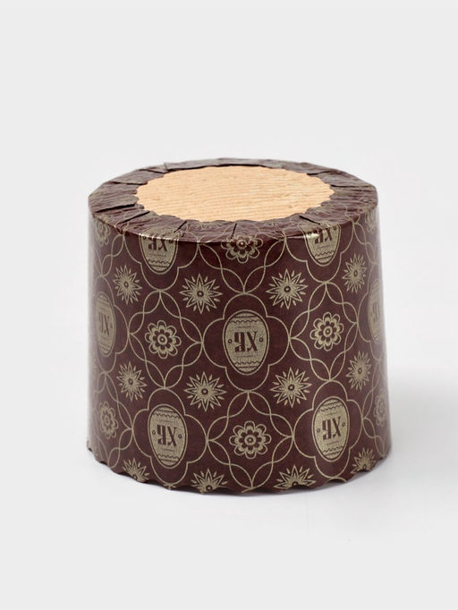 Формы для выпечки кулича бумажные ХВ яйцо, одноразовые, набор 10 шт., 7?6 см, коричневые