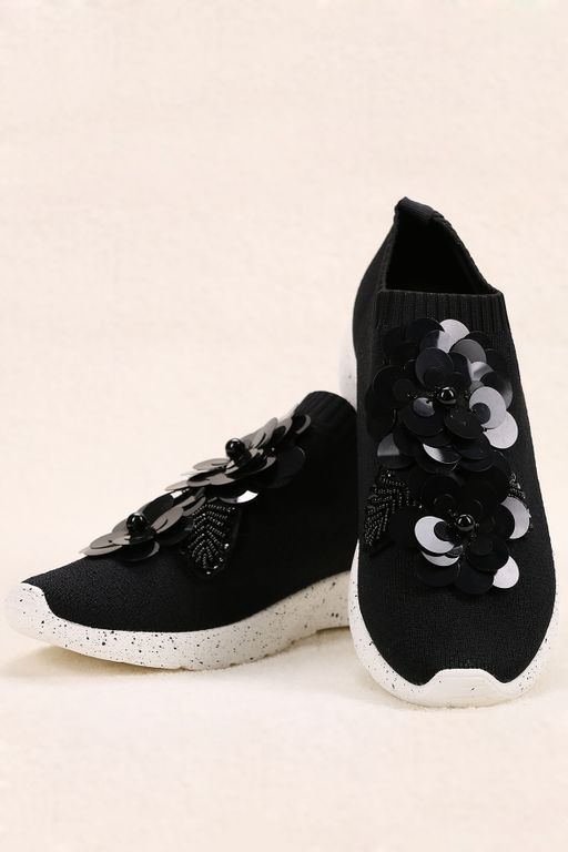 Кроссовки-носки с пайетками