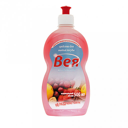 Средство для мытья посуды "Вея" 500мл, 515г, 9x4,5x25см (Беларусь)