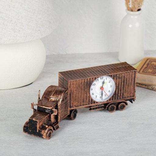 Часы настольные Контейнеровоз 30х6х10 см / F533 /уп 72/ - Галеонтрейд фото 3