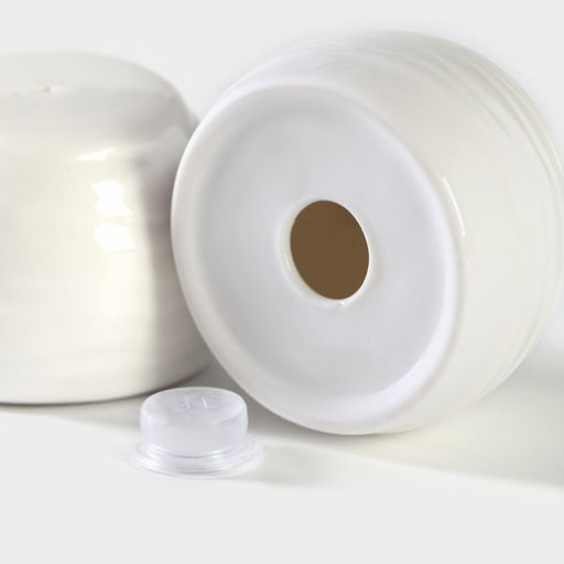 Набор для специй BellaTenero, 5 предметов: солонка 80 мл, перечница 80 мл, сахарница с ложкой 170 мл, на бамбуковой подставке, фарфор, белый