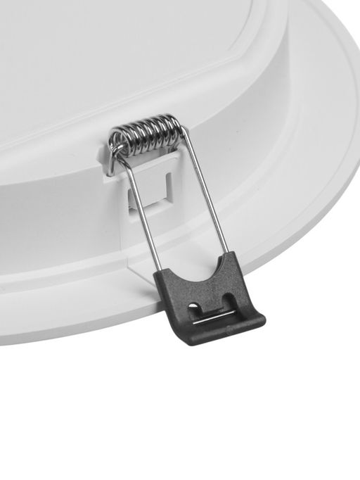 Светильник встраиваемый «Даунлайт», светодиодный, 18 Вт, 4000K, 1710 Лм, 220 В, 176×28 мм, круглый, белый