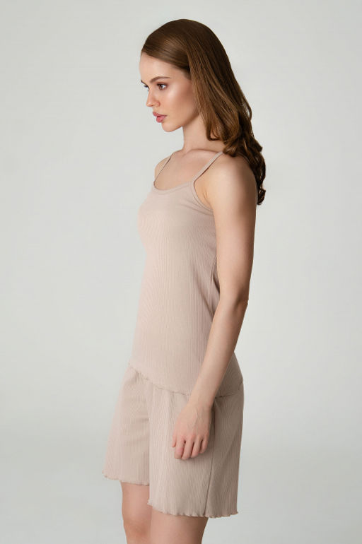 Арт.9177/4 Пижама с шортами 44-50 (4 шт) Цвет:бежевый - Калинка фото 5