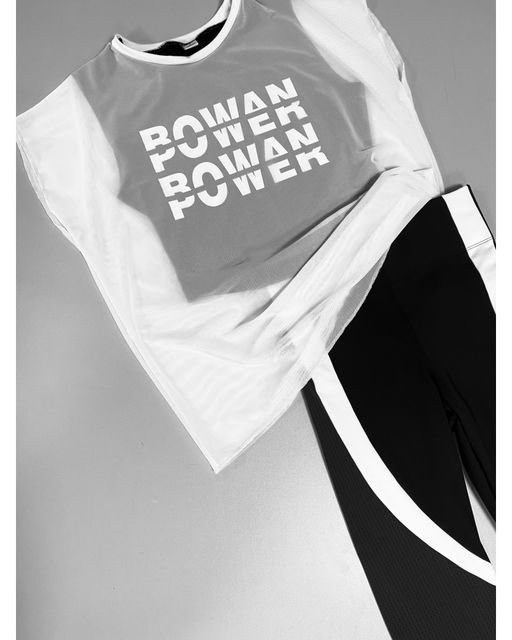 Майка двойная ROWAN POWER белая
