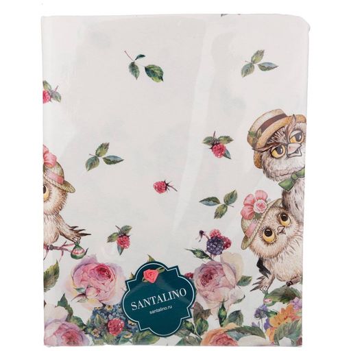 СКАТЕРТЬ КРУГЛАЯ ВИНТАЖ. СОВУШКИ D185СМ ,БЕЖ, 100 - Lefard фото 2