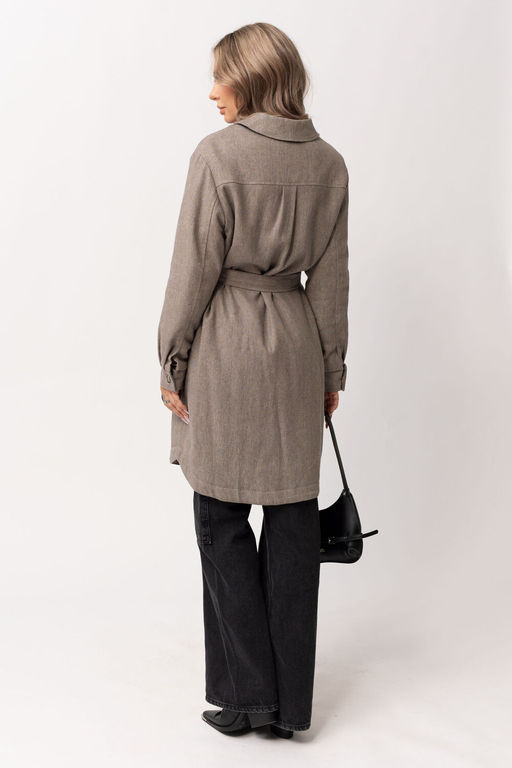 Пальто Golden Valley 7117 фиолетовый  фото 2