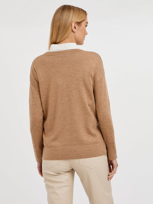 пуловер женский базовый из шерсти - Glenfield фото 5