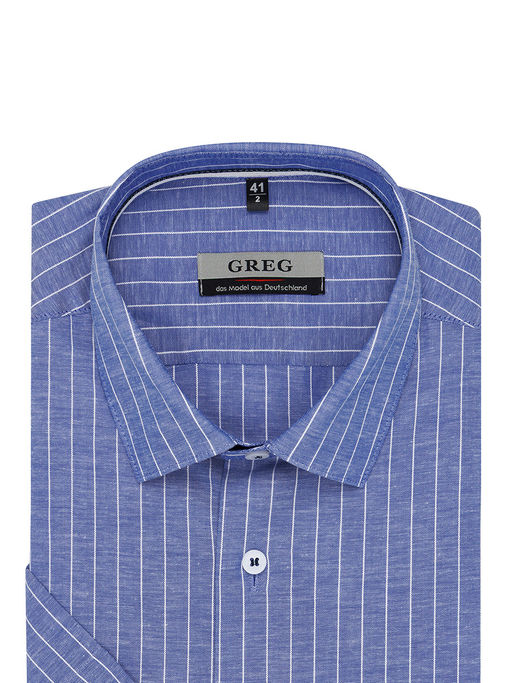 Сорочка мужская короткий рукав GREG 211/206/2031/C/1p фото 3