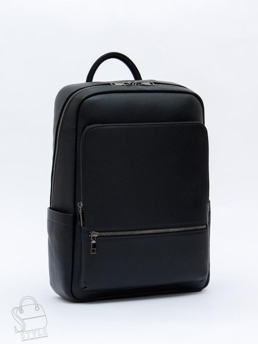 Рюкзак мужской кожаный  131419-161H black Heanbag