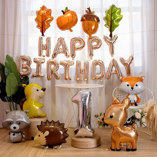 Цена за 3 шт. Воздушный шар фольгированный 18" «Лиса», фигура