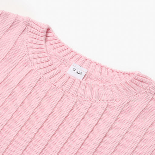 Джемпер женский вязаный MINAKU: Knitwear collection, розовый, размер 42-44