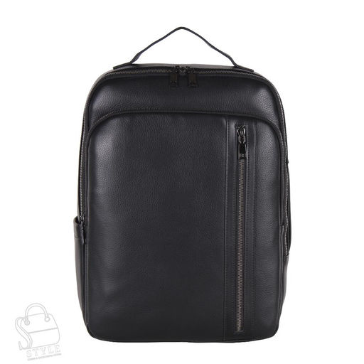 Рюкзак мужской кожаный 131419-159H black Heanbag в Новосибирске - S-style фото 5
