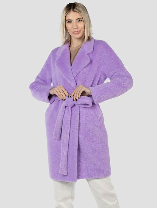 Пальто женское демисезонное (пояс) - El podio фото 8