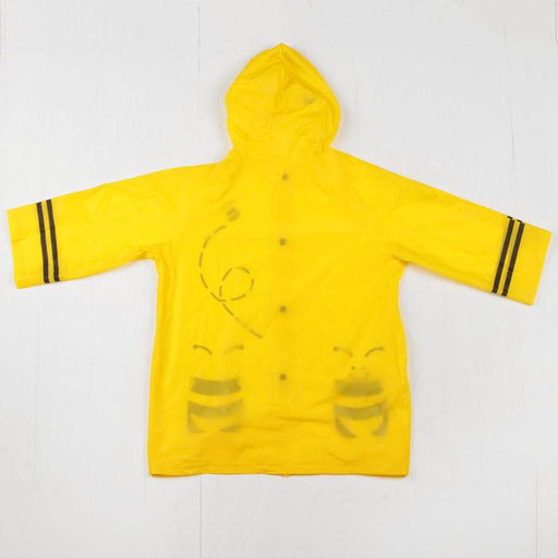 Дождевик детский Пчёлки на кнопках с капюшоном, размер L, рост 110-120 см - Simaland фото 3