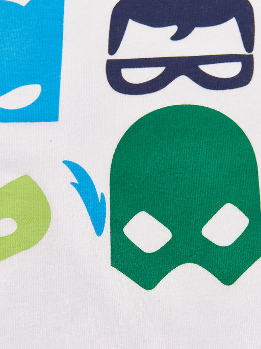 Пижама для мальчика UD 1152 белый/бирюза