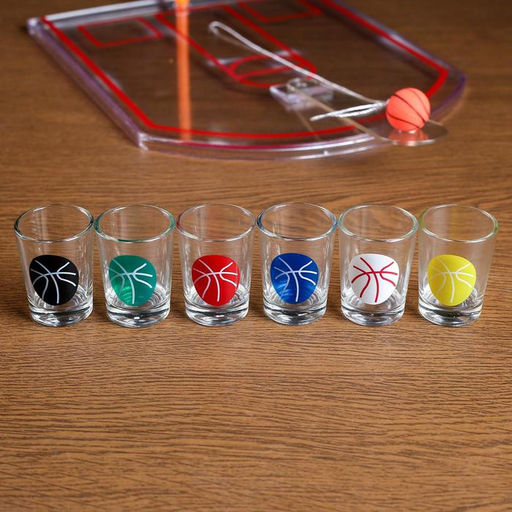 Игра «Пьяный баскетбол», 6 стопок, 30×22 см