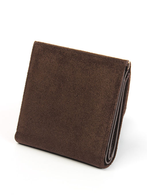 LACCOMA кошелек LA-2076-З-темно-коричневый натуральная замша
