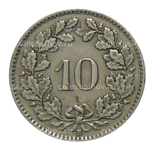 10 раппенов 1927 года Швейцария
