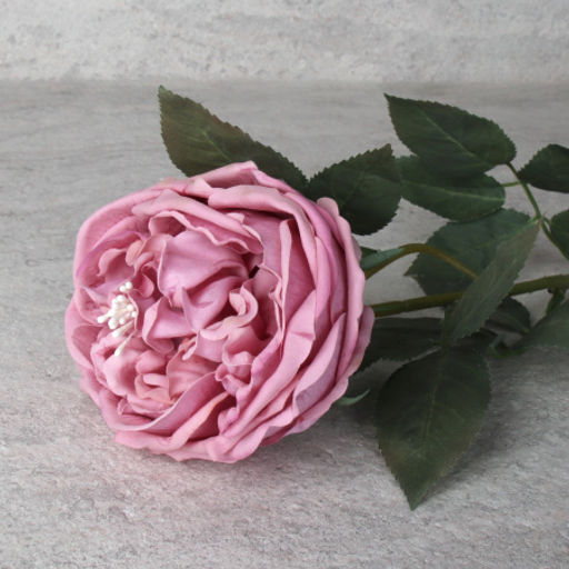 Цена за 1 шт. Цветок искусственный Пионовидная роза 59 см / GR-005 /уп 144/силикон - ГалеонТрейд фото 8