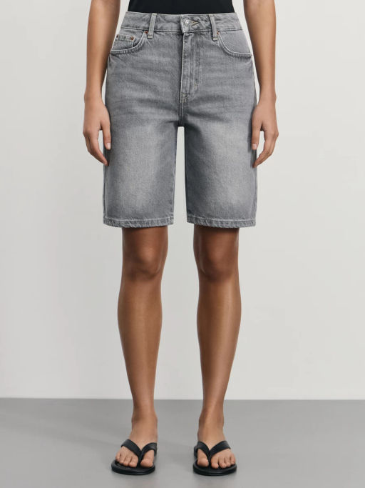 Джинсовые шорты прямые / Zarina  фото 3