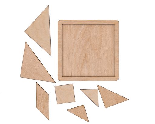 Мировая головоломка Танграм с набором карточек Кроха - Smiledecor фото 10