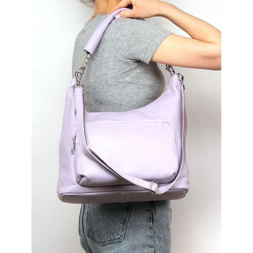 Сумка женская натуральная кожа JRP-2040-9, 1отд+еврокарм, плеч/ремня, сирень SALE 261735 - Adelia фото 10