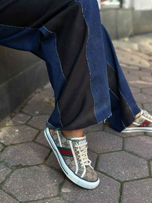 Брюки AURA 4153-170 тёмно-синий деним