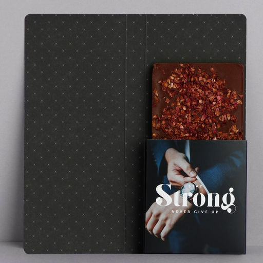 Цена за 10 шт. Открытка с местом для шоколадки Best man