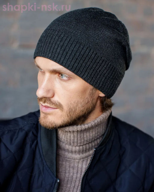 F 490 Шапка мужская (57-59)