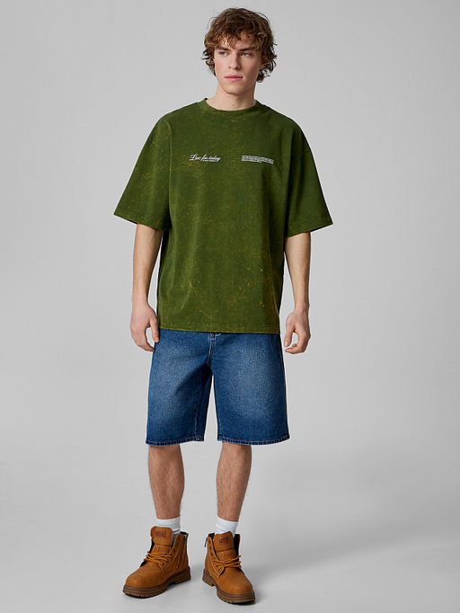 Футболка мужская оверсайз с обработкой эйсид - Mark formelle фото 2