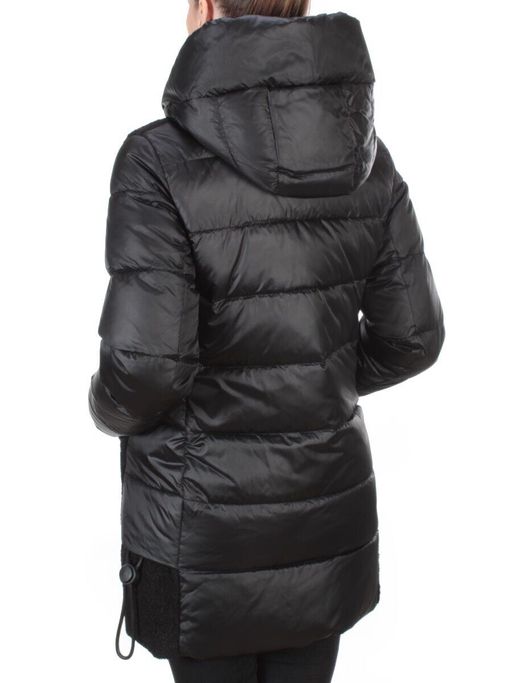 D6816 BLACK Куртка зимняя женская KARERSITER (200 гр. холлофайбера) - Fashion фото 4