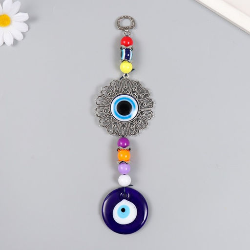 Подвеска от сглаза "Ажурный медальон" 23,2 см МИКС