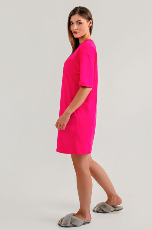 Арт. 4146 Туника женская 44-54(6 шт) Цвет:фуксия - Калинка фото 3