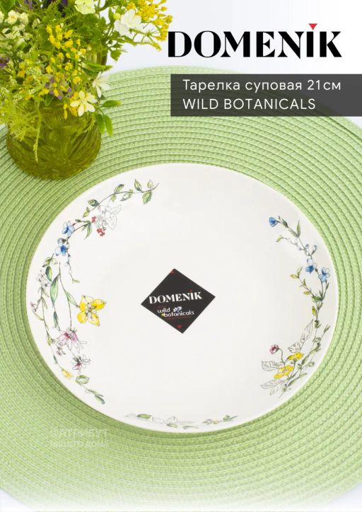Тарелка суповая WILD BOTANICALS 21см