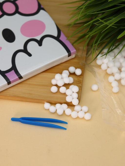 Картина из помпонов на подрамнике Draw Me! Cute cat, (20 х 20 см)