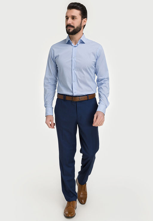 Сорочка мужская длинный рукав GREG 201/191/6130/Z/1p STRETCH_x  фото 5