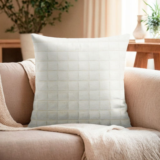 Наволочка декоративная Этель цвет молочный 43х43 см , велсофт, полиэстер  фото 6