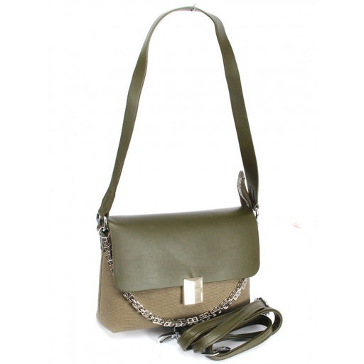 Сумка женская искусственная кожа XHD-6039, 1отд, 2плеч/рем, хаки SALE 263262 - Adelia фото 2